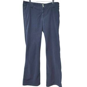 Vintage Y2K Z Cavaricci Size 14 Blue Corduroy Pants Bootcut Mid Rise Retro